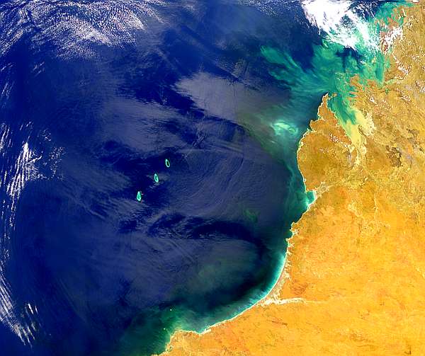 Complex Sunglint Over NW Australia - related image preview