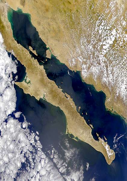 Sunglint on Gulf of California - related image preview