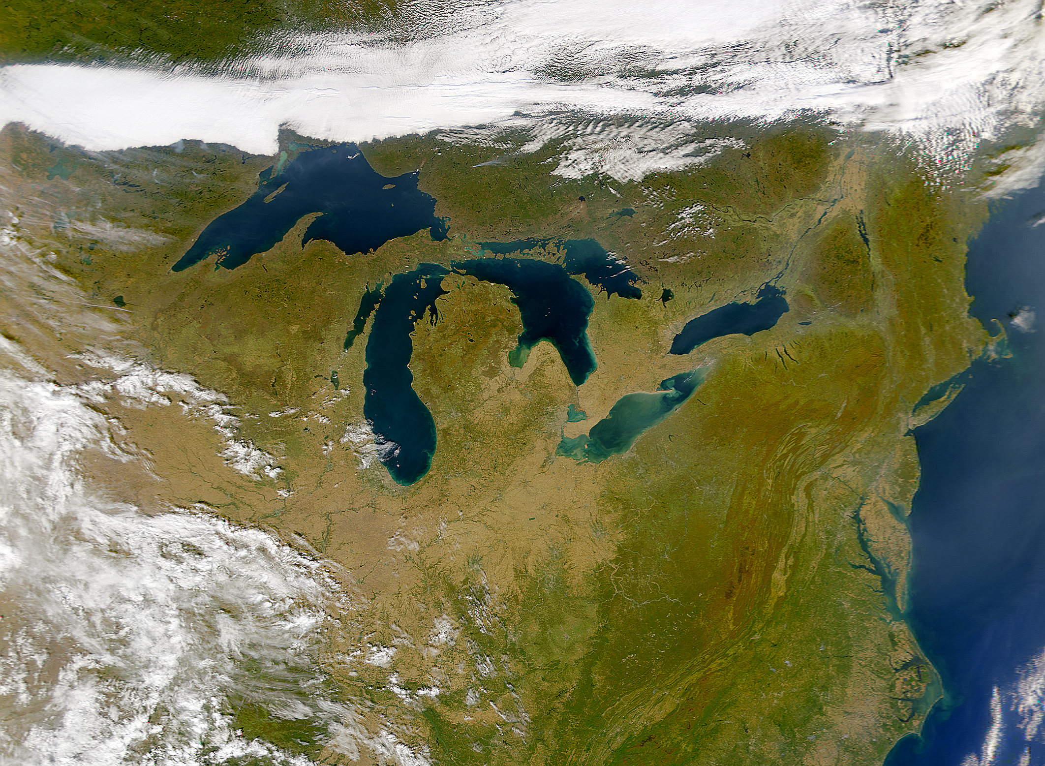 Great Lakes from SeaWiFS - related image preview