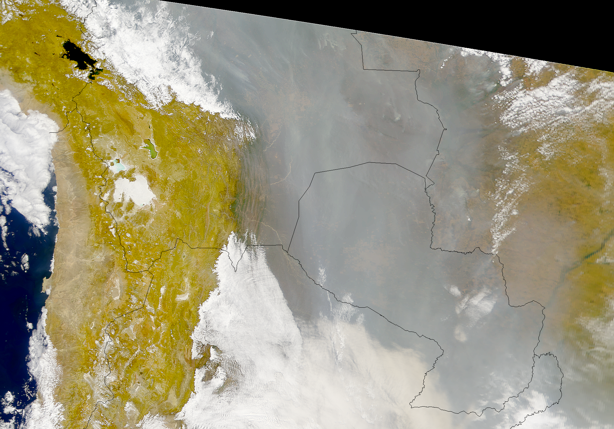 Dense Smoke Over Bolivia - related image preview