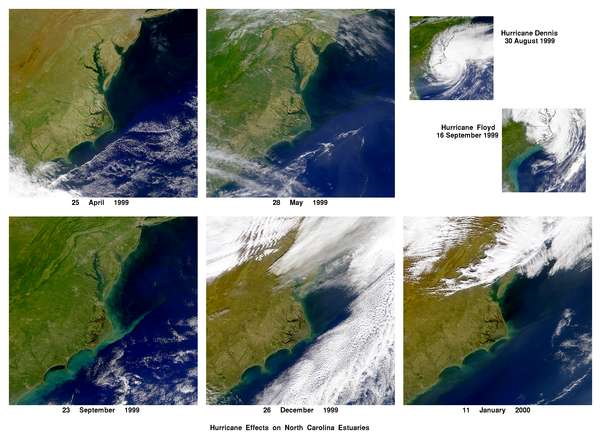 Effects of Hurricanes Dennis and Floyd in North Carolina - related image preview