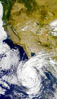 California Fires and Tropical Storm Hilary - selected image