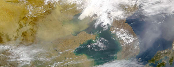 Dust Over Bohai Sea - related image preview