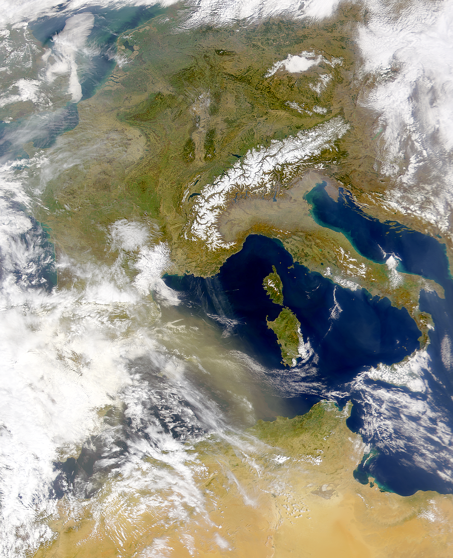 Western Europe and Mediterranean Dust - related image preview
