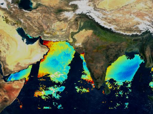 Fluorescence Line Height Over Indian Sub-continent - related image preview