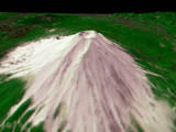 Mt. Fuji Flyby Animation - selected image