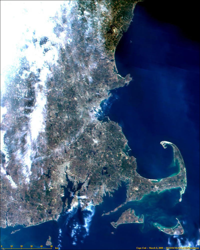 Cape Cod from MODIS - related image preview