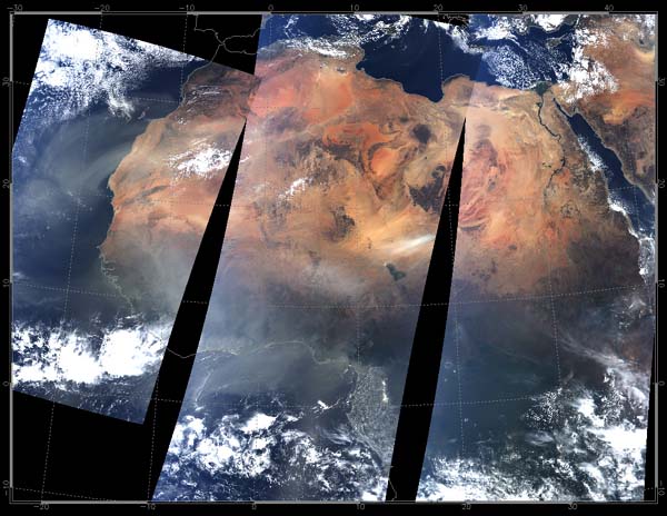 North Africa from MODIS - related image preview