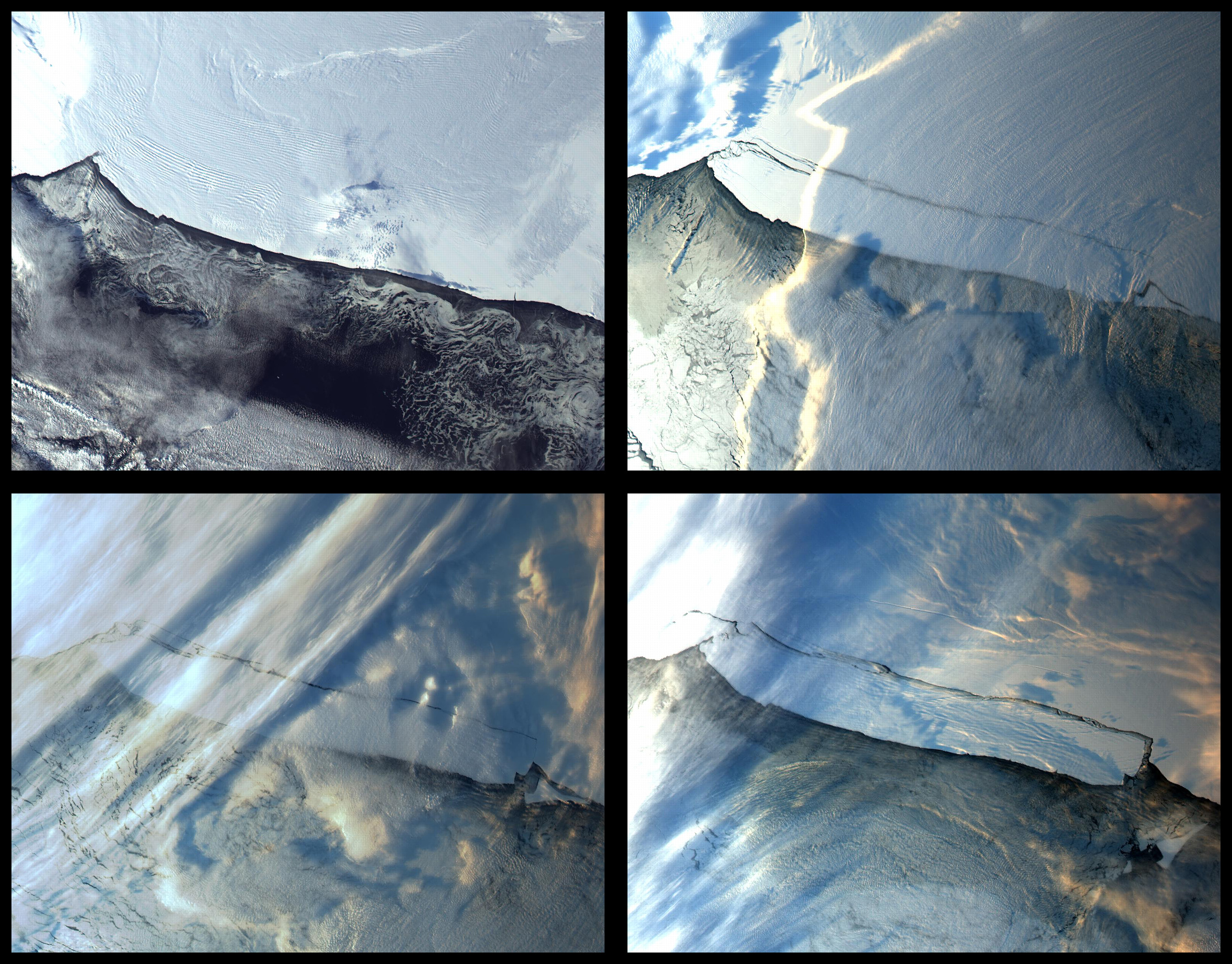 Iceberg B-15 Calving in Antarctica - related image preview