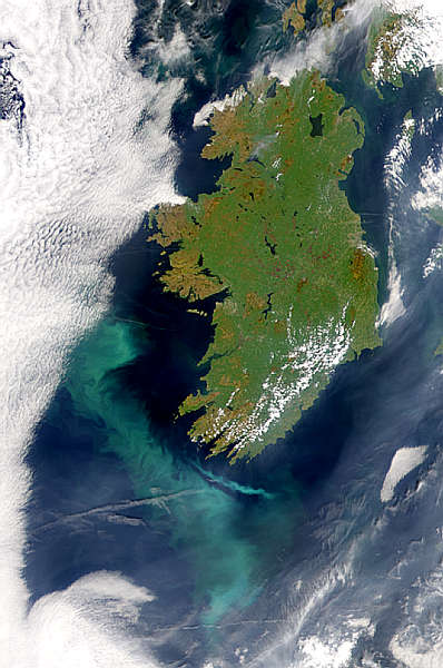 Coccolithophore Bloom Southwest of Ireland - related image preview