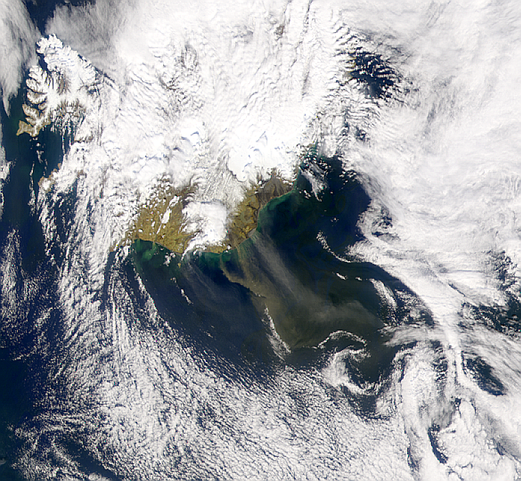Smoke or Dust Over Iceland - related image preview