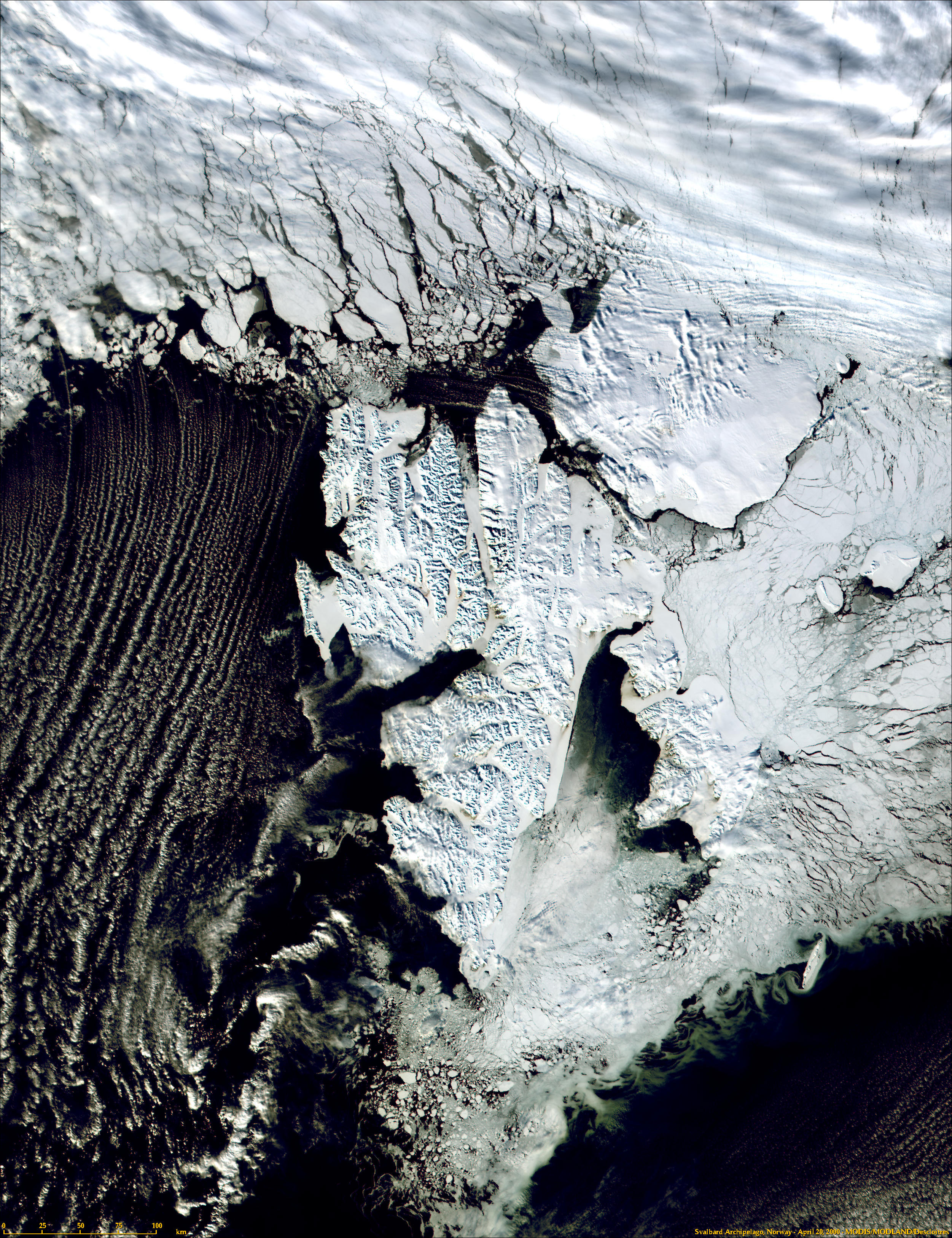 Svalbard Archipelago from MODIS - related image preview