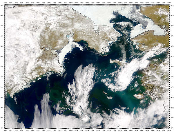 Color Difference in Bering Sea Phytoplankton Blooms - related image preview