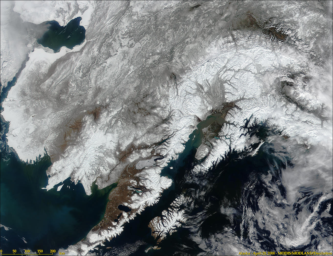 Alaska from MODIS - related image preview