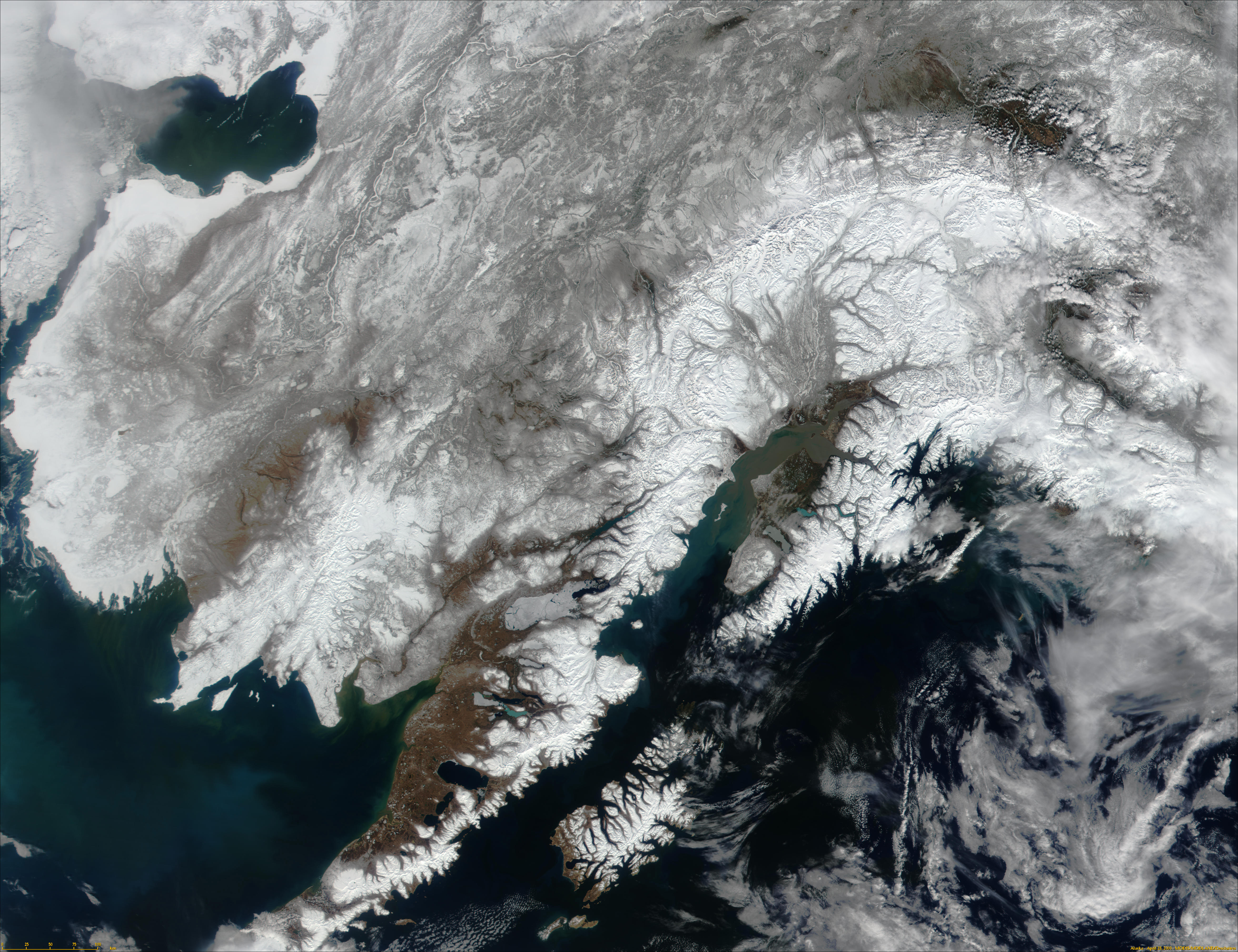 Alaska from MODIS - related image preview