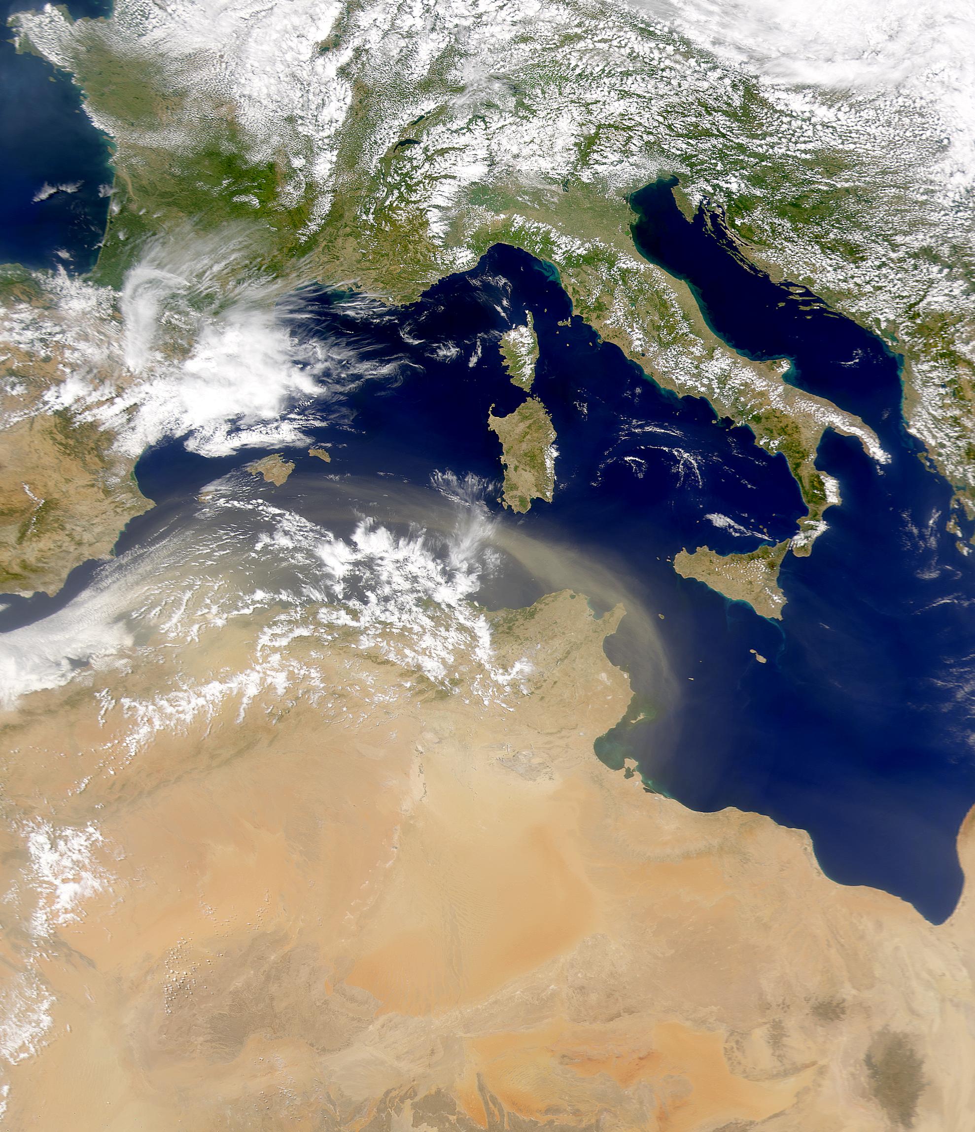 Dust Blowing From North Africa - related image preview