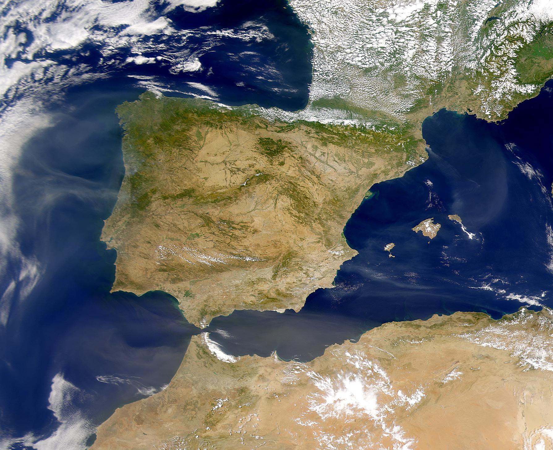 Smoke over Iberian Peninsula - related image preview