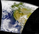 Smoke Over North America; Hurricane Hector - selected child image