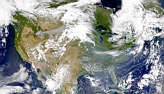 Smoke From West to East over U.S. - selected child image