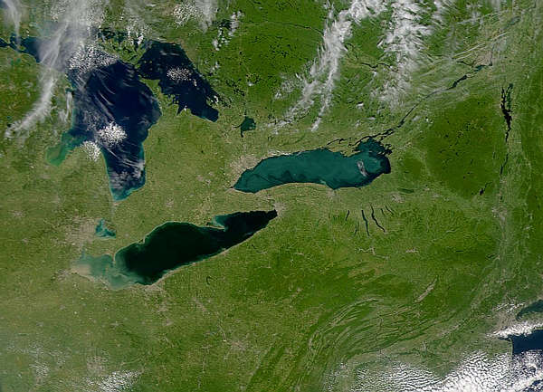 Lakes Erie and Ontario - related image preview