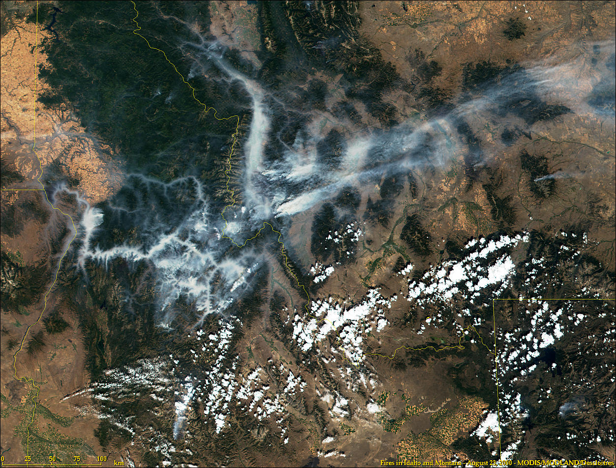 Fires in Idaho and Montana - related image preview