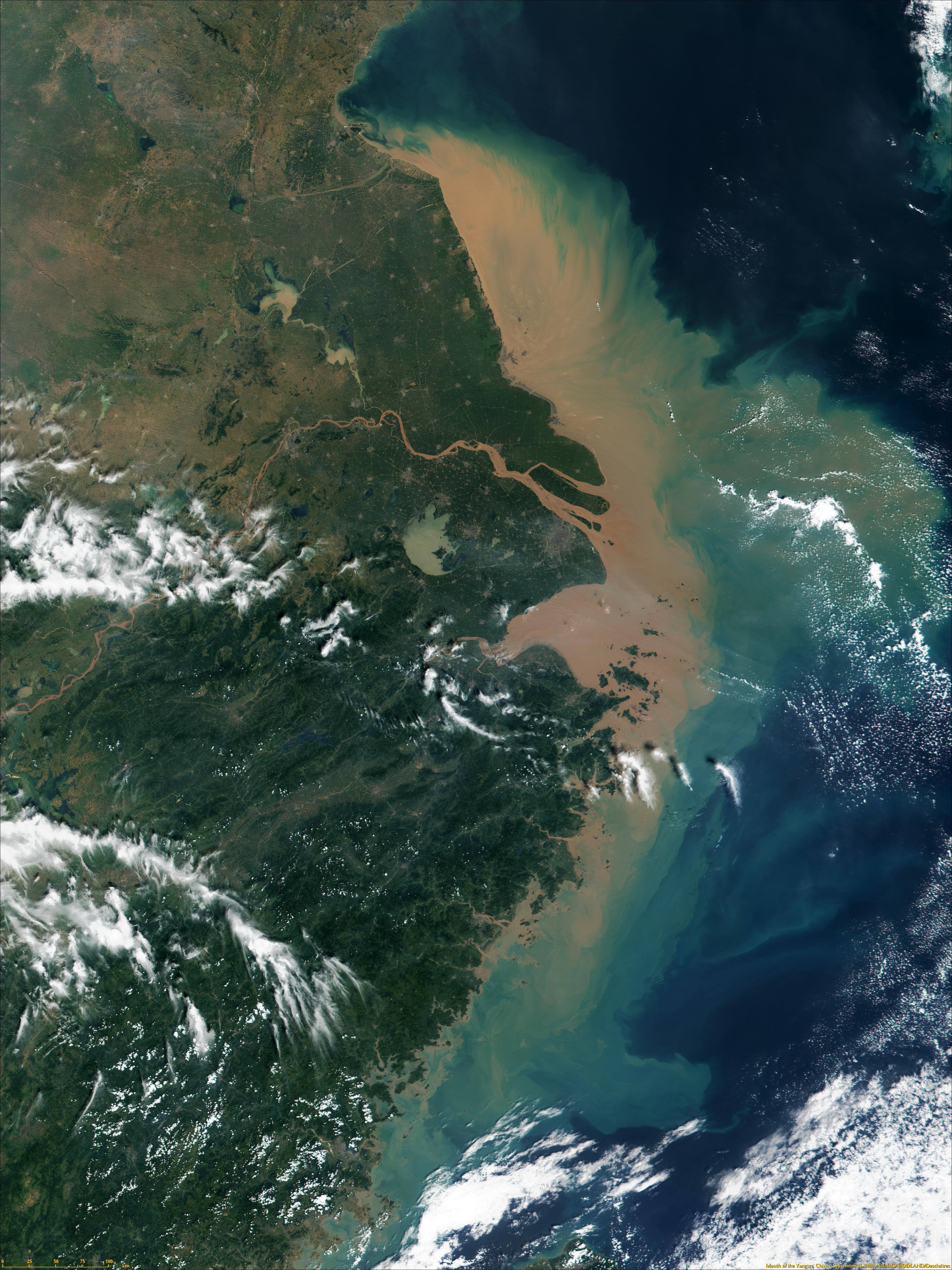 MODIS: Mouth of the Yangtze - related image preview