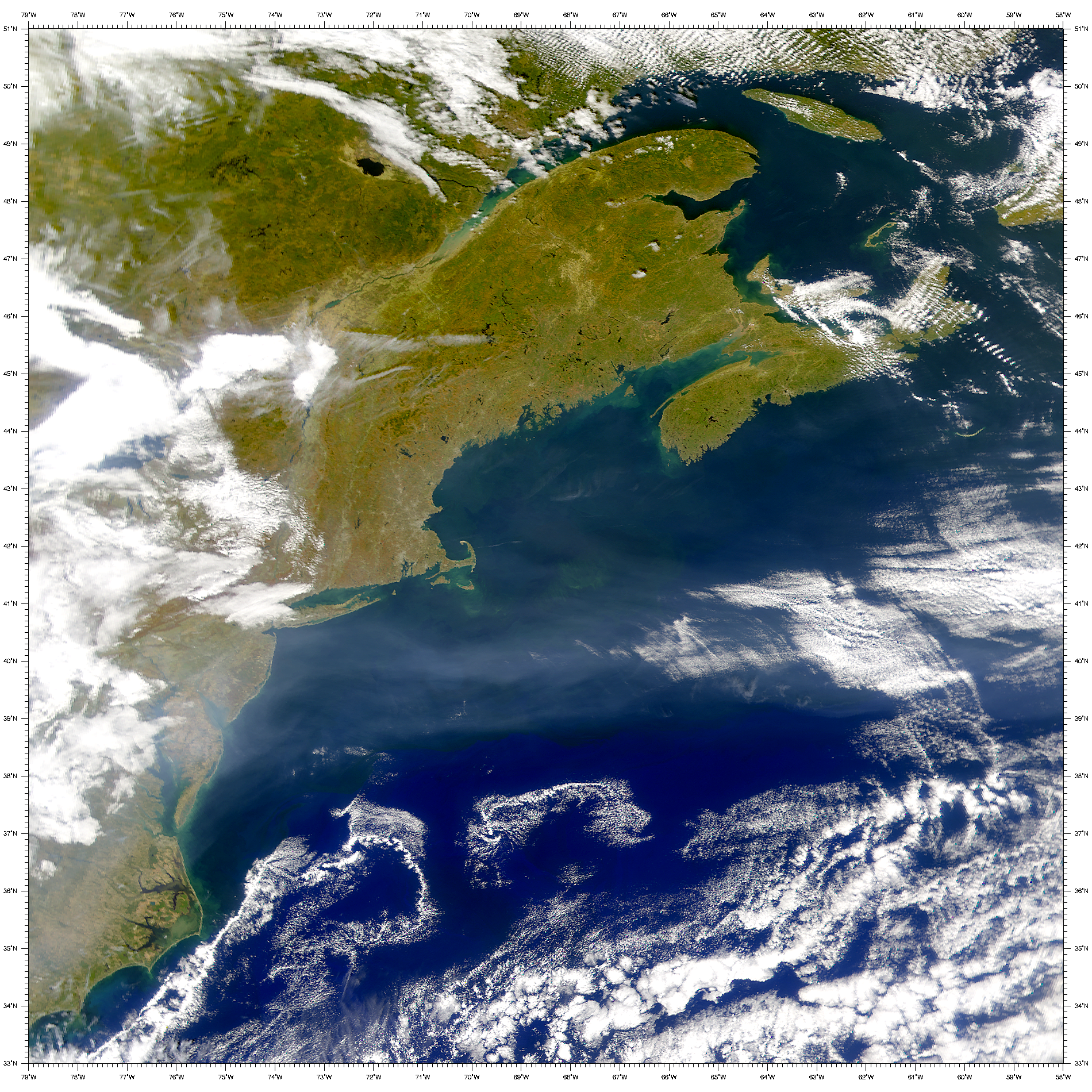SeaWiFS: Gulf Stream - related image preview
