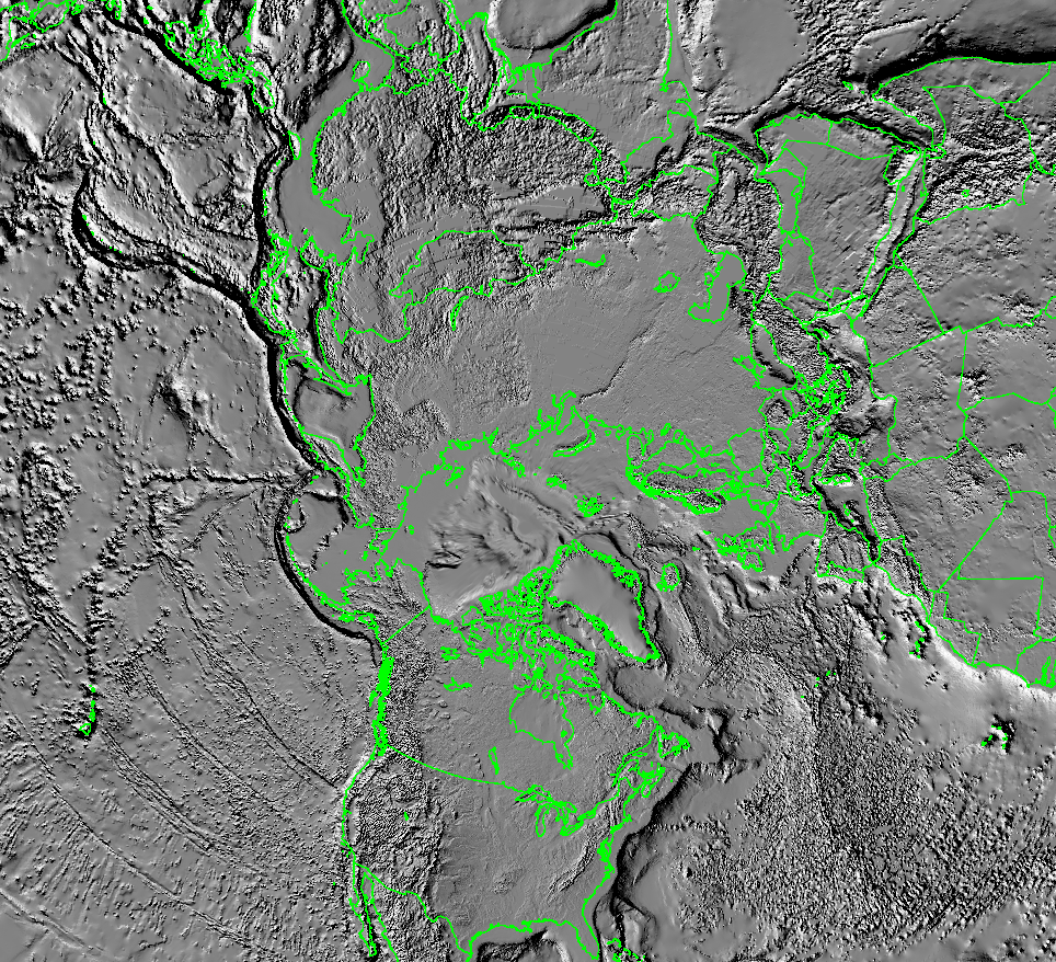 Tectonic Map of North Pole - related image preview