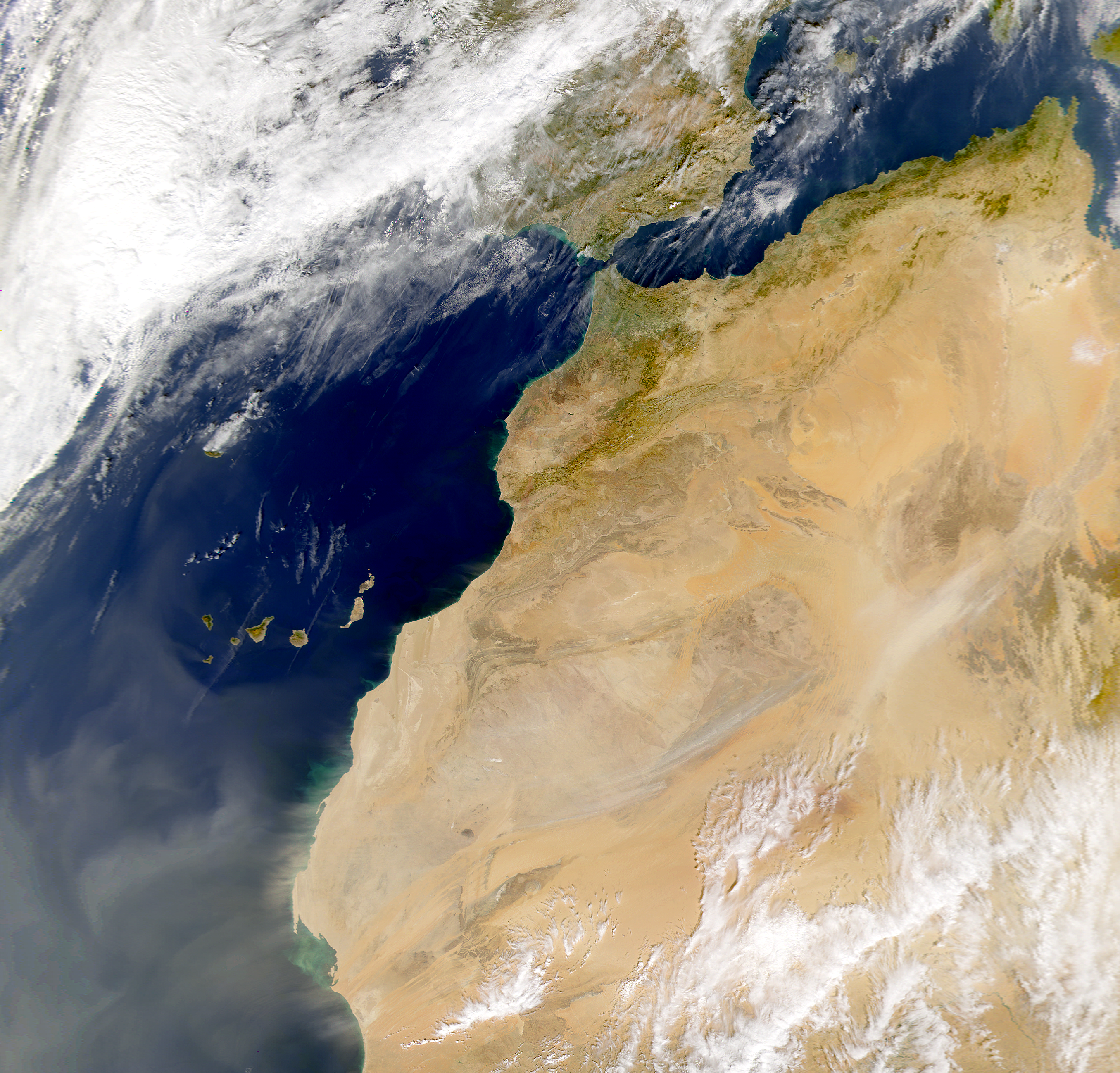 SeaWiFS: Sahara Dust Storms - related image preview