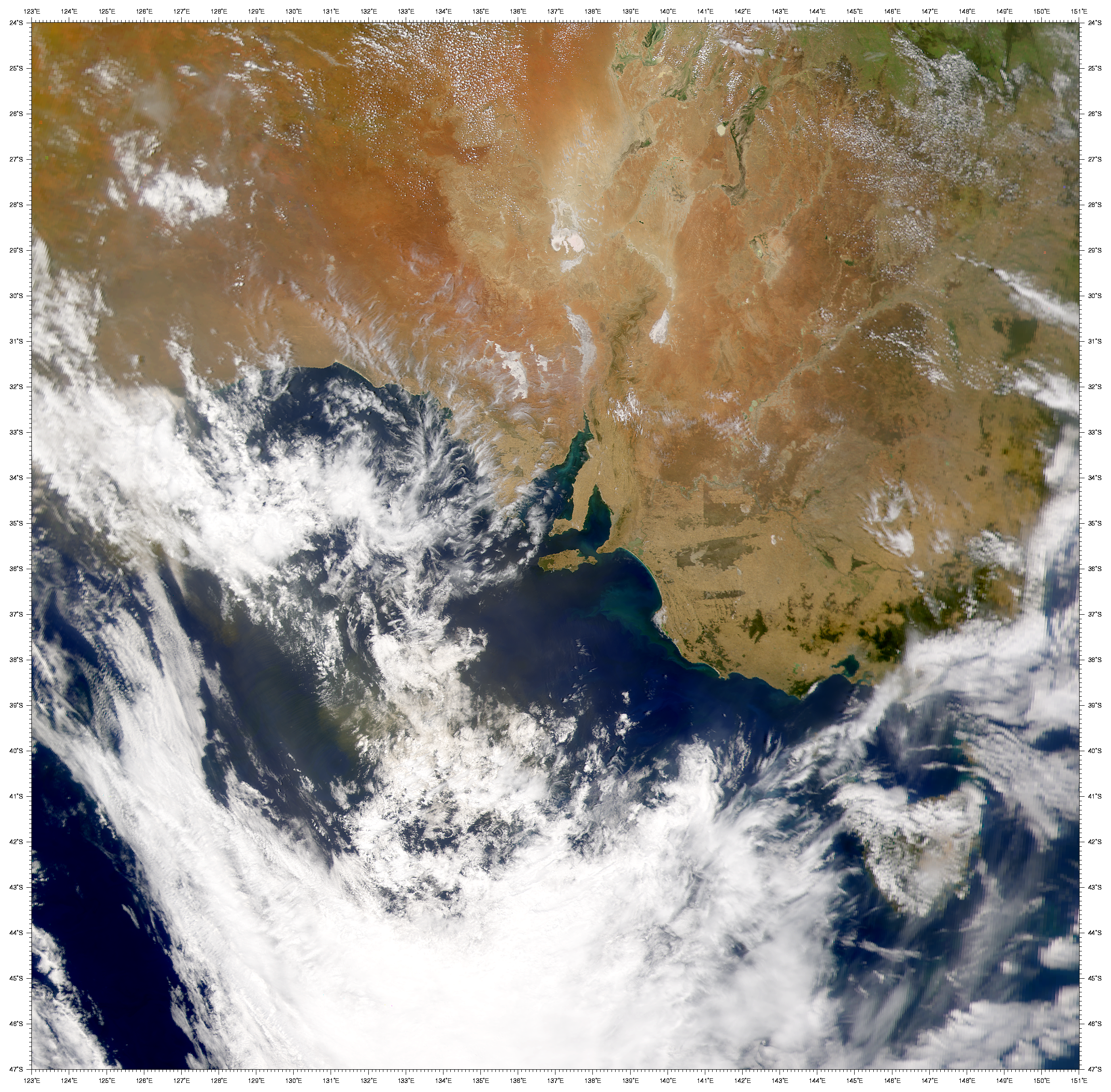 Dust over the Great Australian Bight - related image preview