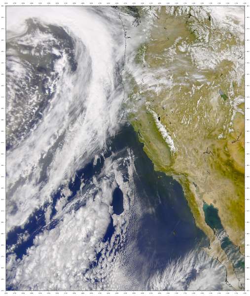 SeaWiFS: Asian Dust over the Western United States - related image preview