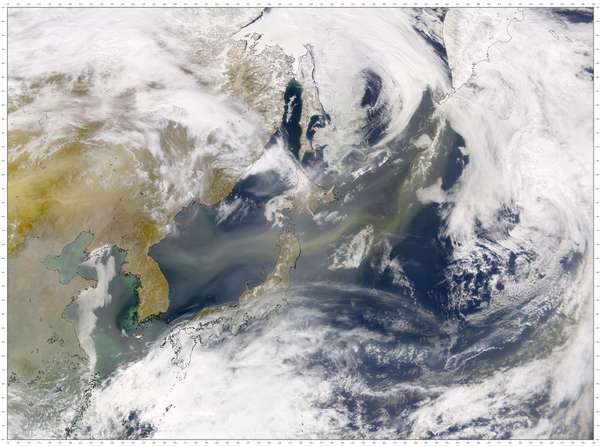 SeaWiFS: Dust and other Aerosols from Asia - related image preview
