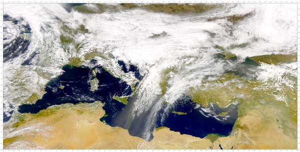 SeaWiFS: Dust over the Mediterranean Sea - related image preview