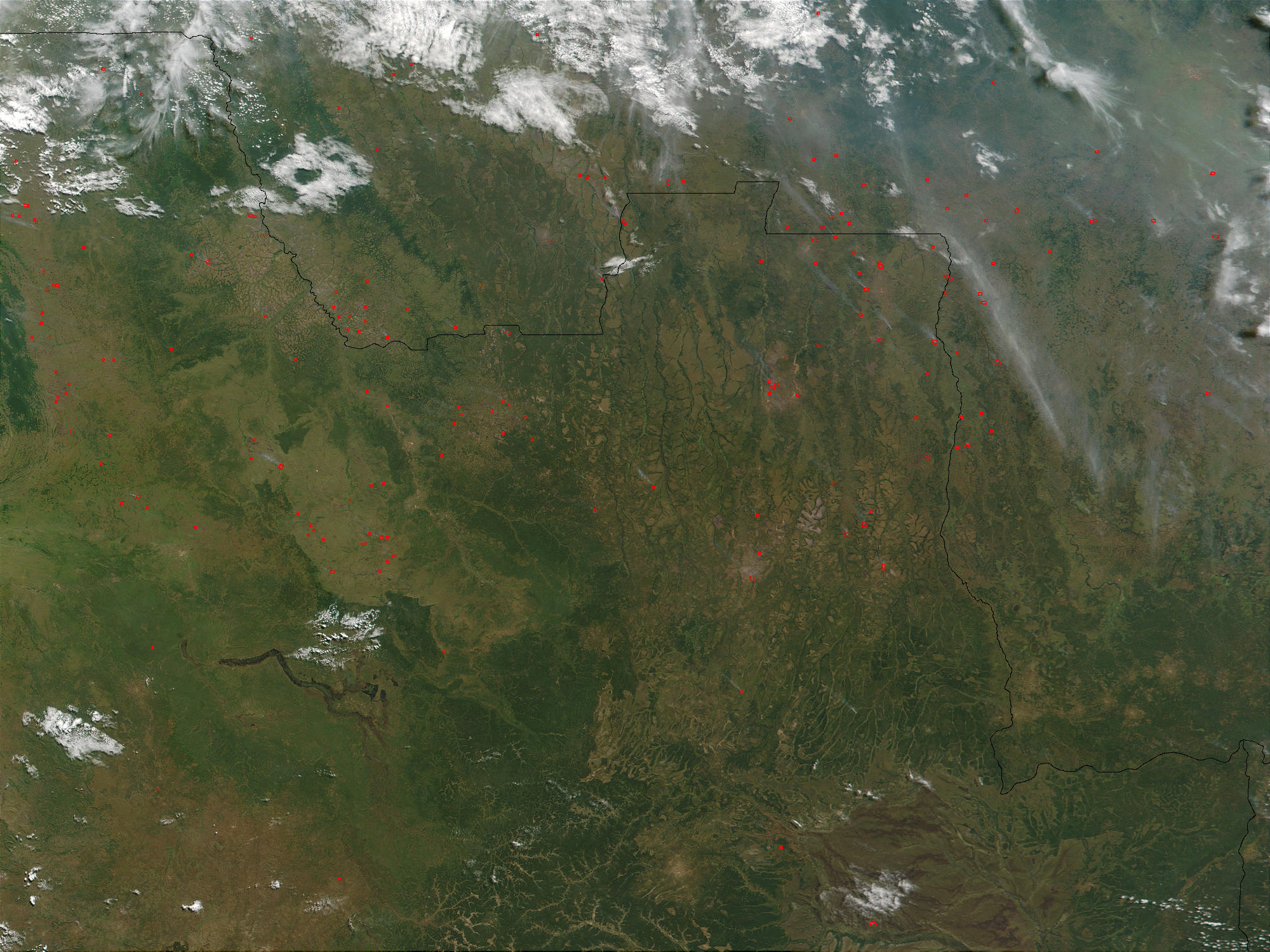 Fires in Angola and Democratic Republic of the Congo - related image preview