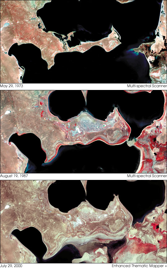 The Shrinking Aral Sea - related image preview