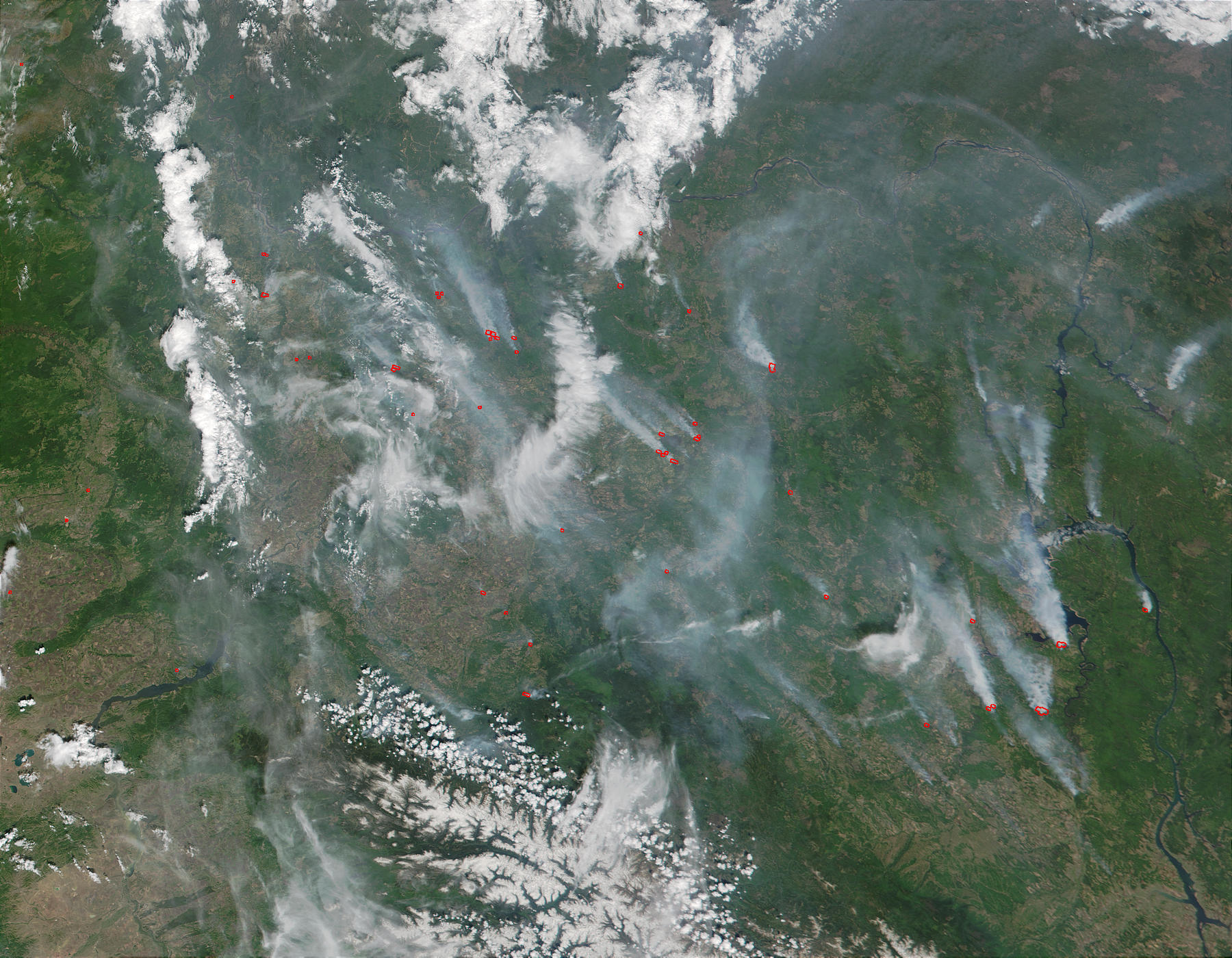 Fires in Krasnoyarsk region, Russia - related image preview
