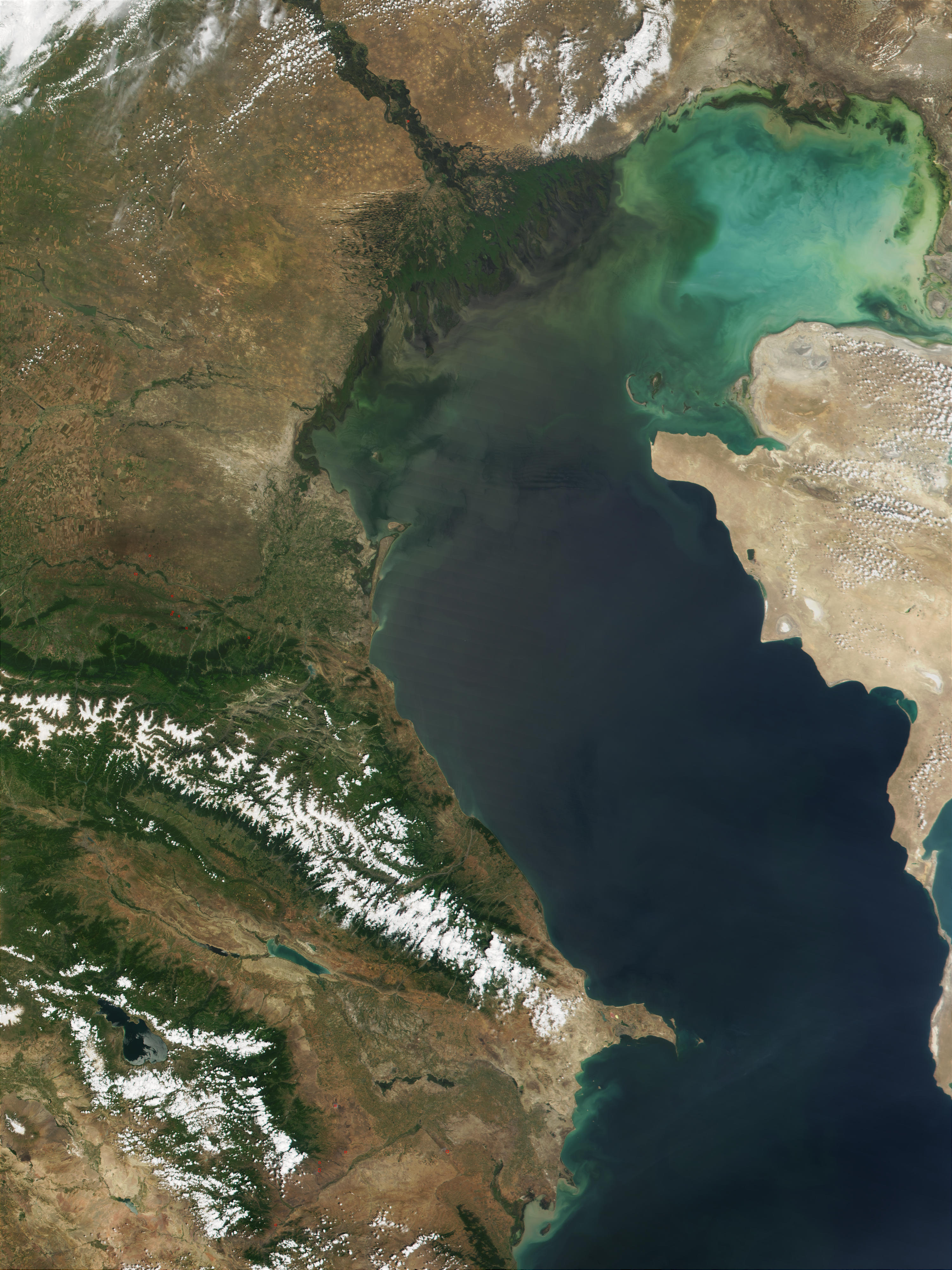 Volga Delta and Caspian Sea - related image preview