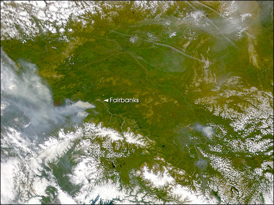 Forest Fires near Fairbanks, AK - related image preview