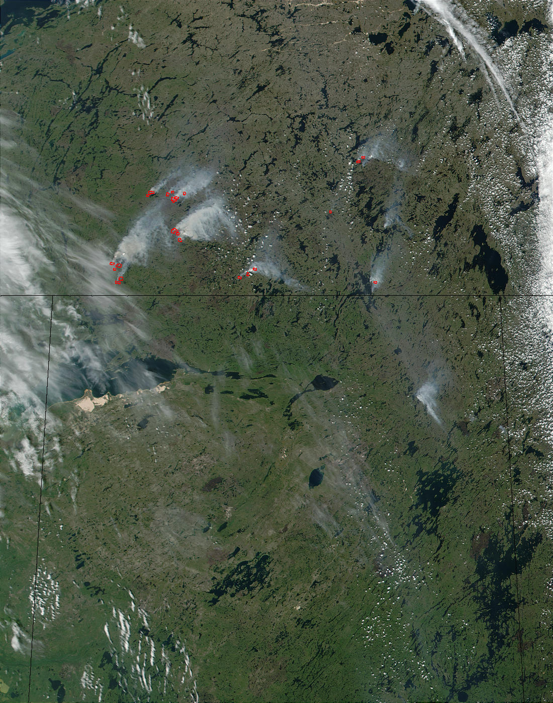 Fires in Northwest Territories, Canada - related image preview