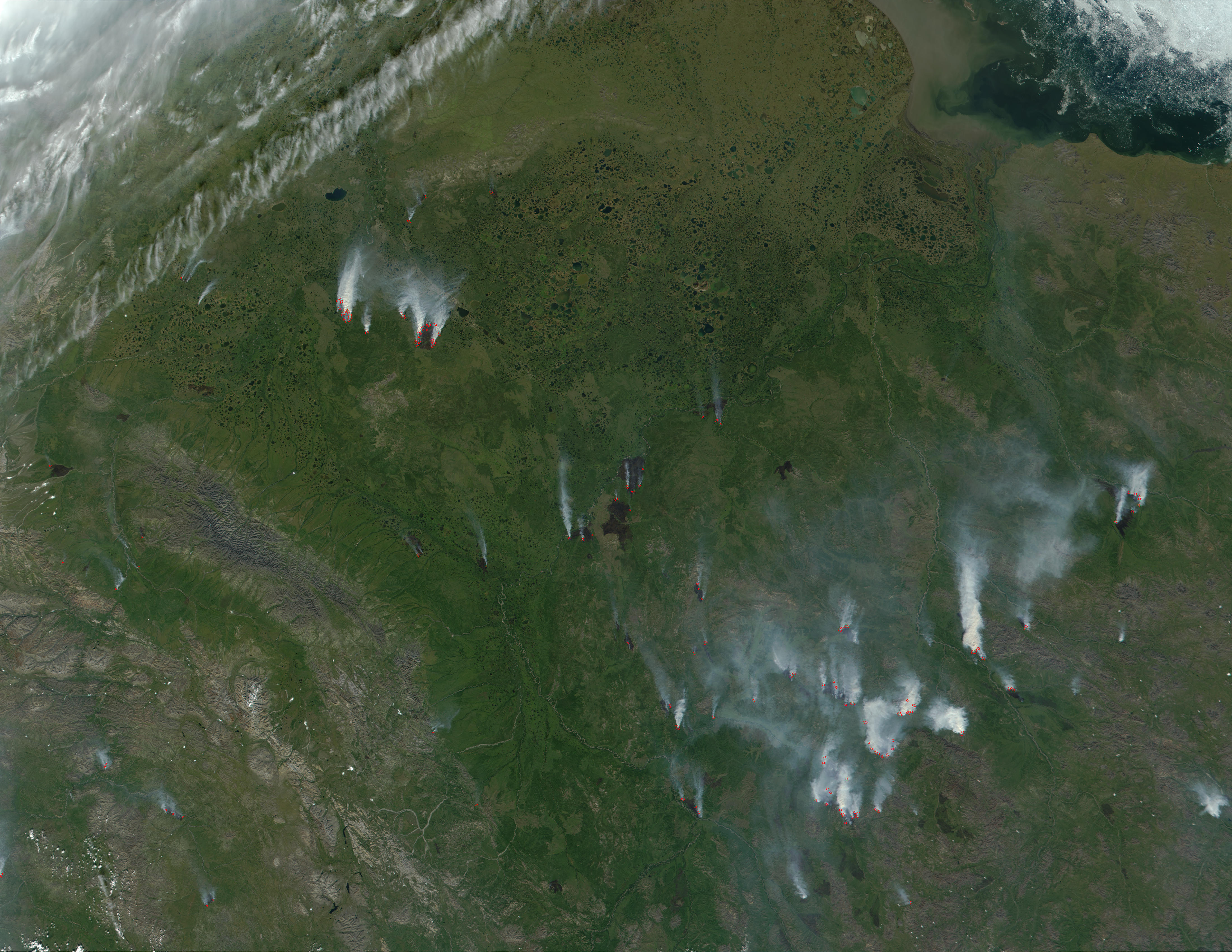 Fires in Eastern Siberia, Russia - related image preview