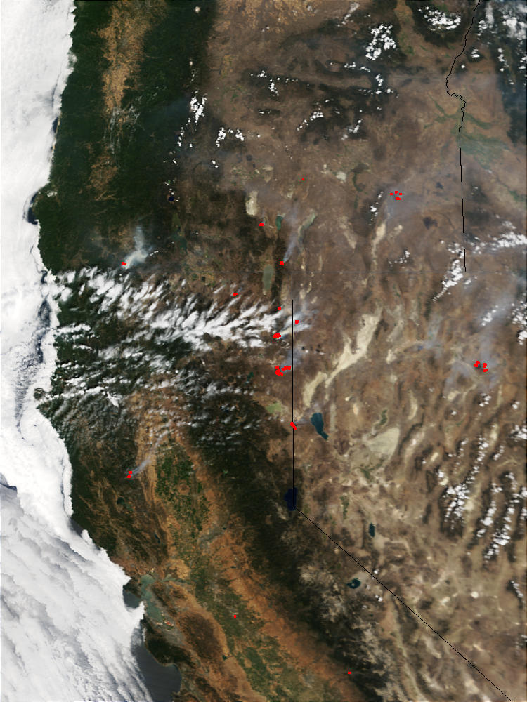 Fires in California, Nevada, and Oregon - related image preview