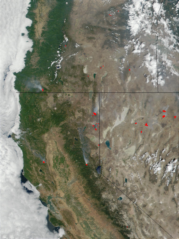 Fires in California, Nevada, and Oregon - related image preview