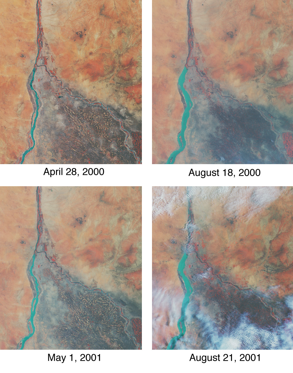 Nile River Fluctuations Near Khartoum, Sudan - related image preview