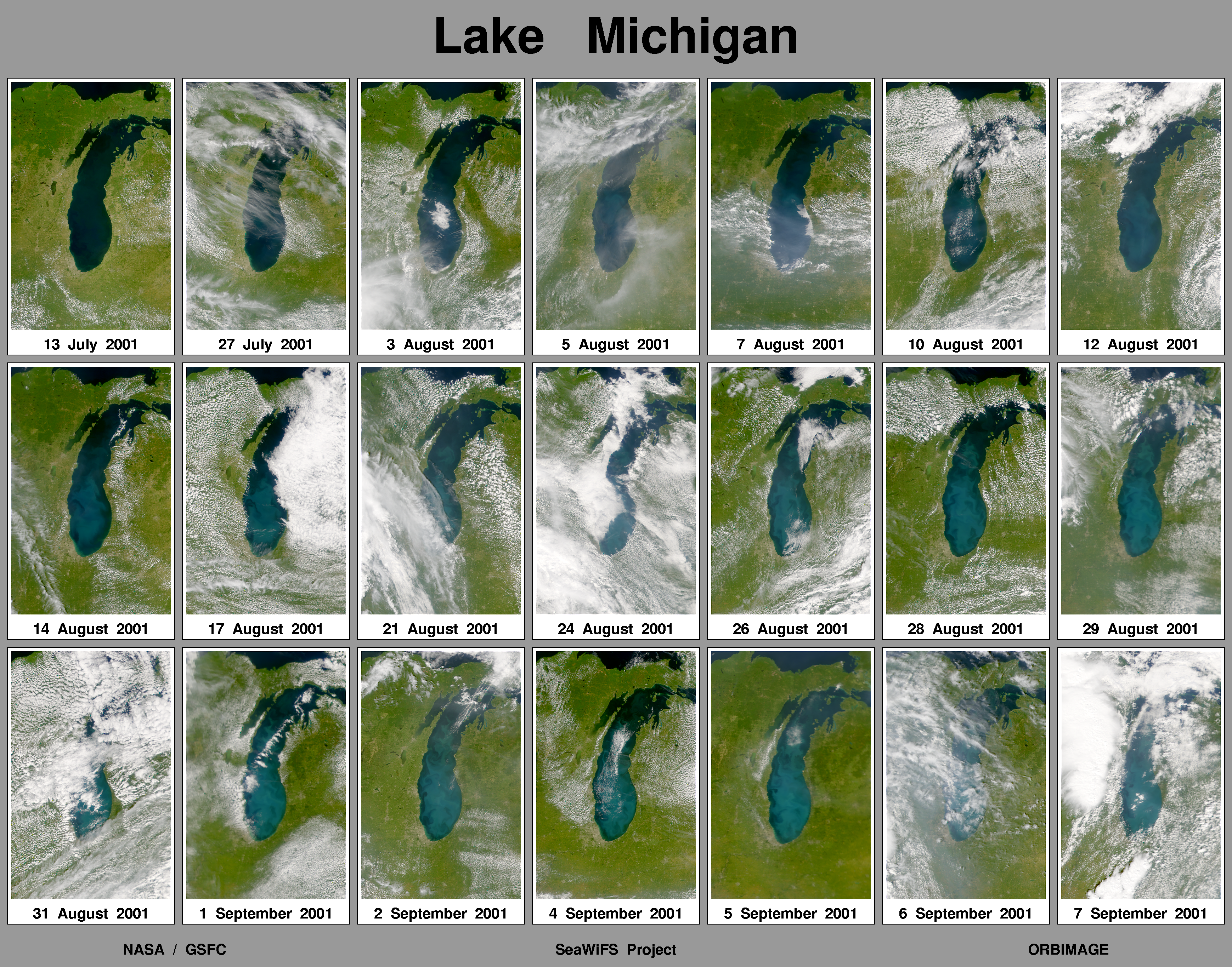 SeaWiFS: Lake Michigan Brightens Again - related image preview