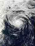 Hurricane Humberto southeast of Nova Scotia, Canada - selected image