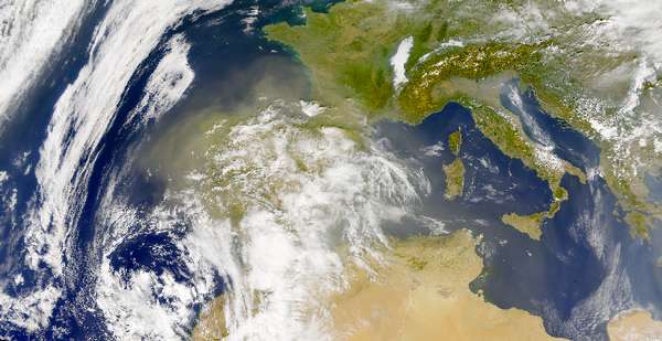 SeaWiFS: African Dust over Iberia - related image preview