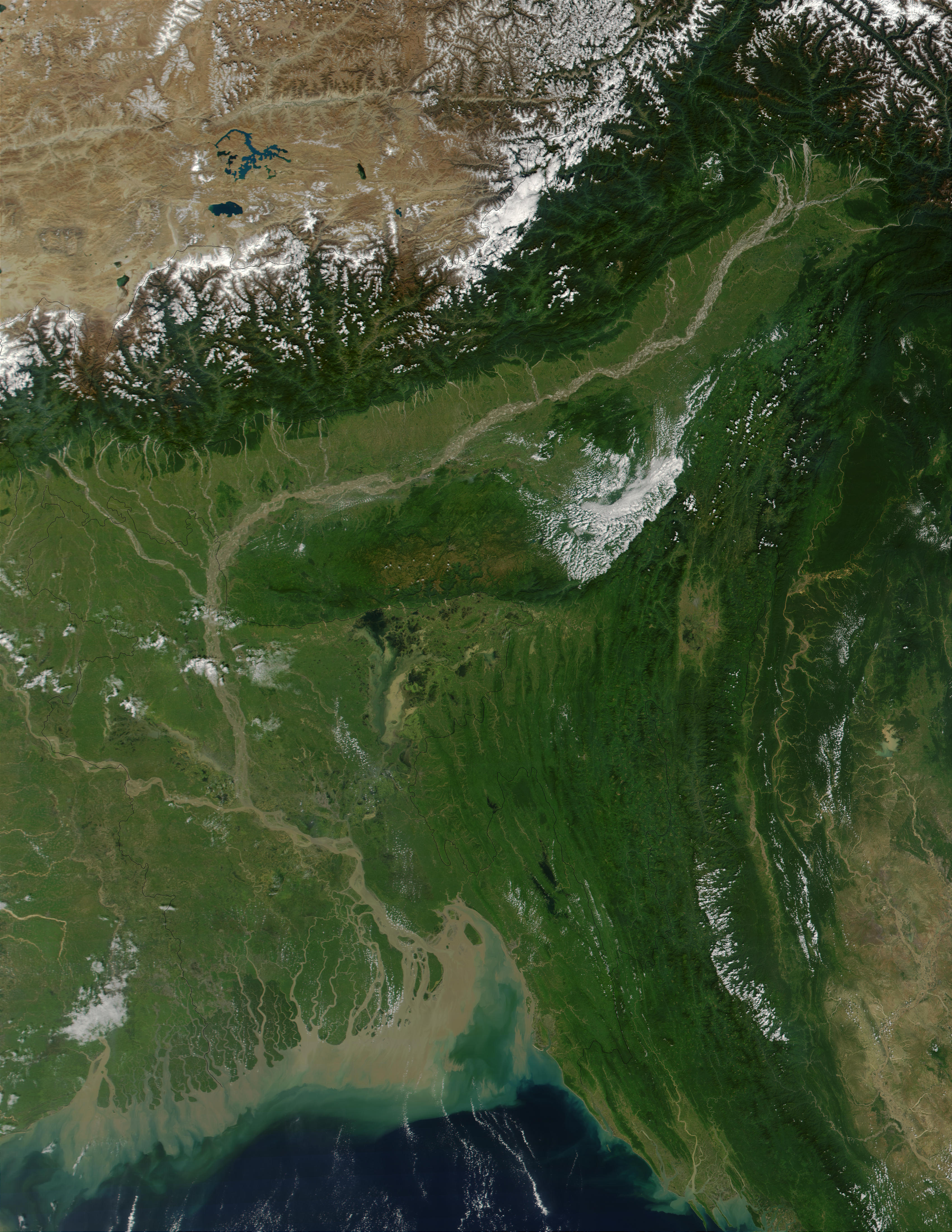 Valley of the Brahmaputra, India, and Mouths of the Ganges, Bangladesh - related image preview