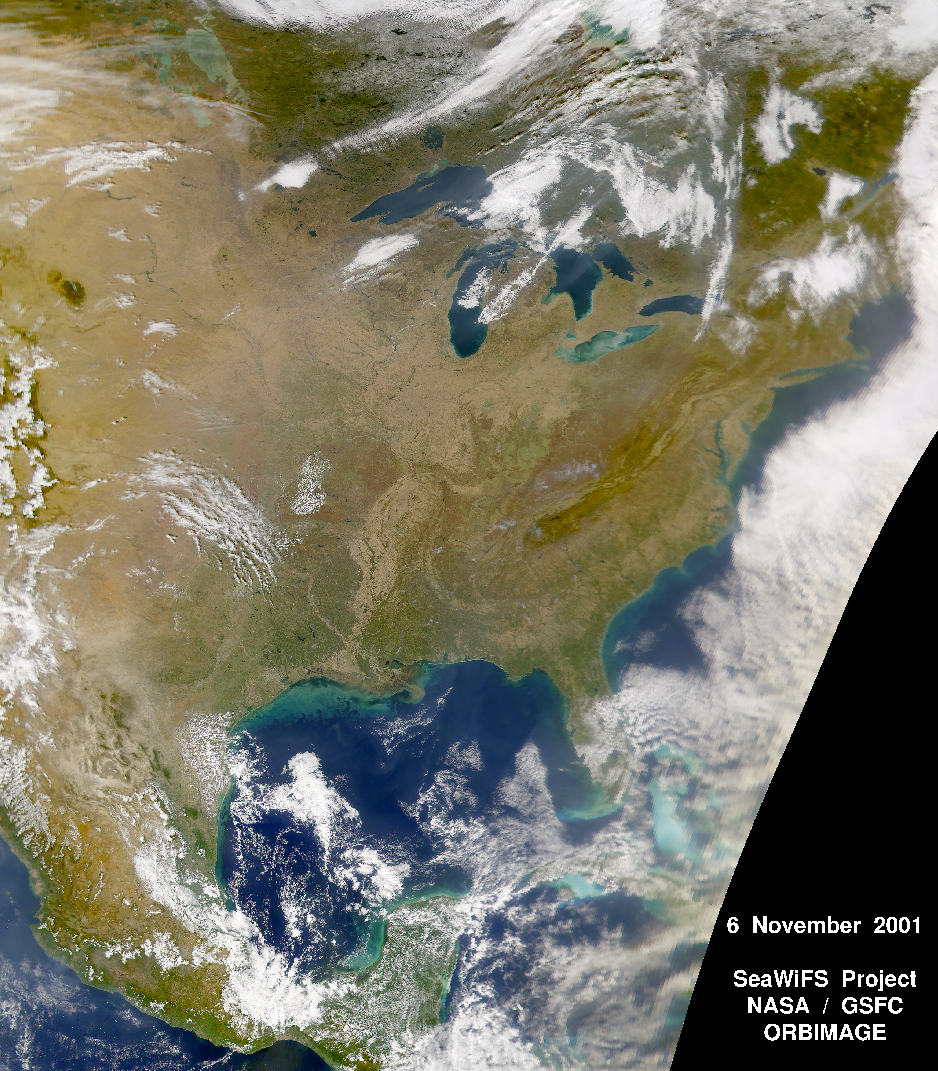 SeaWiFS: Cloud Free Eastern United States - related image preview