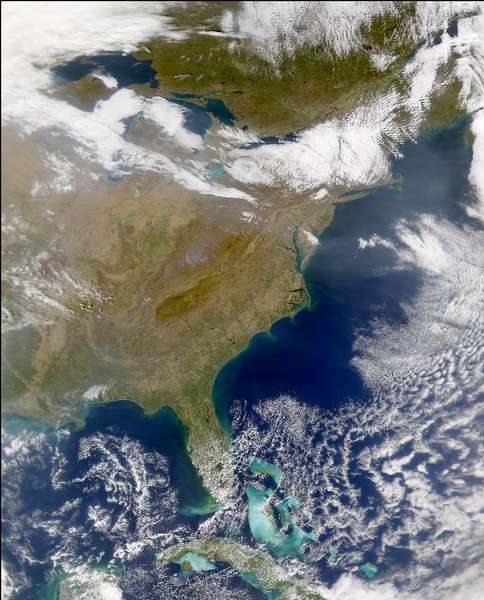 SeaWiFS: Eastern United States - related image preview