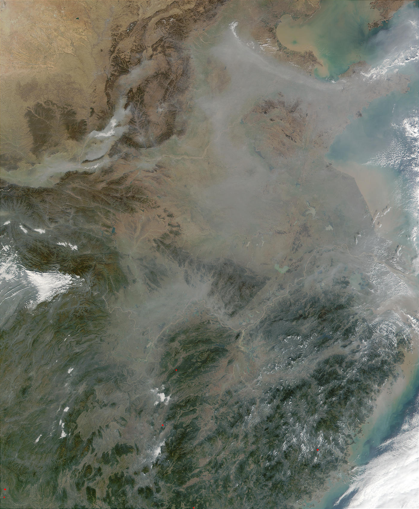 Thick aerosols in China - related image preview